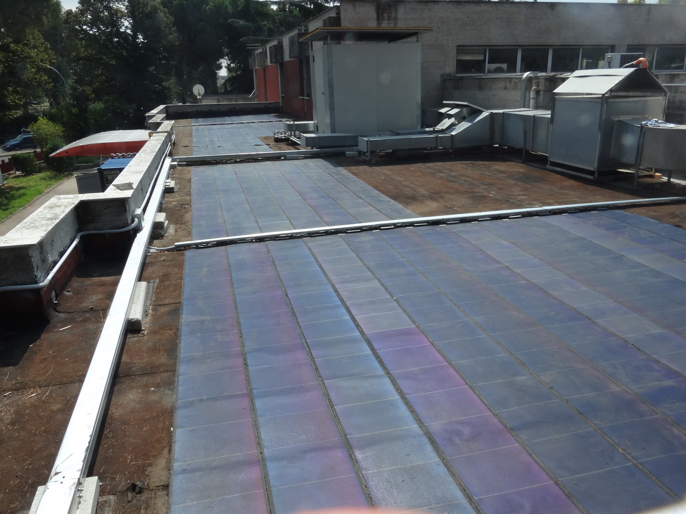 Impianto fotovoltaico in guaina